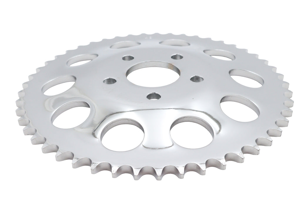 Dish Type Rear Sprocket Chrome 49 Tooth