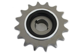 York 16-tooth side valve transmission sprocket, durable metal gear for machinery, shown in the image with technical details.