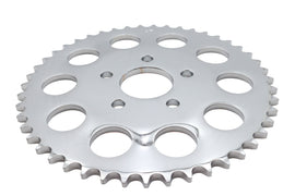 Ultima ULTIMA rear sprocket in raw finish, 47 teeth, designed for drive line performance on motorcycle or bike.
