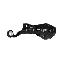 Load image into Gallery viewer, ACERBIS Firstmoto handguards for mini motorcycles, black plastic hand protectors with mounting brackets and branding.