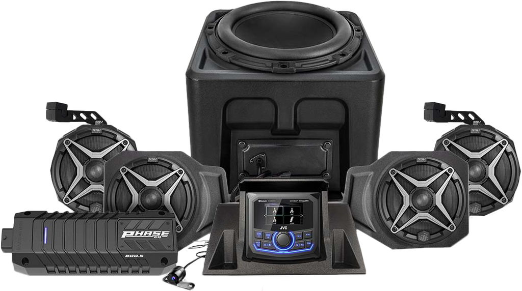 5 Speaker Kit Phase Eq W/ Jvc Controller