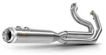 Load image into Gallery viewer, RED THUNDER EXHAUST SHORTY 2:1 RACE STYLE HARLEY DAVIDSON BAGGERS - The Speed Shop Canada
