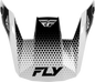 Rayce Sonar Helmet Visor White/Black Xs Lg