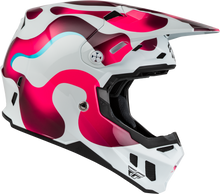 Load image into Gallery viewer, Youth Formula Cc Vibe Helmet White/Pink/Blue Yl