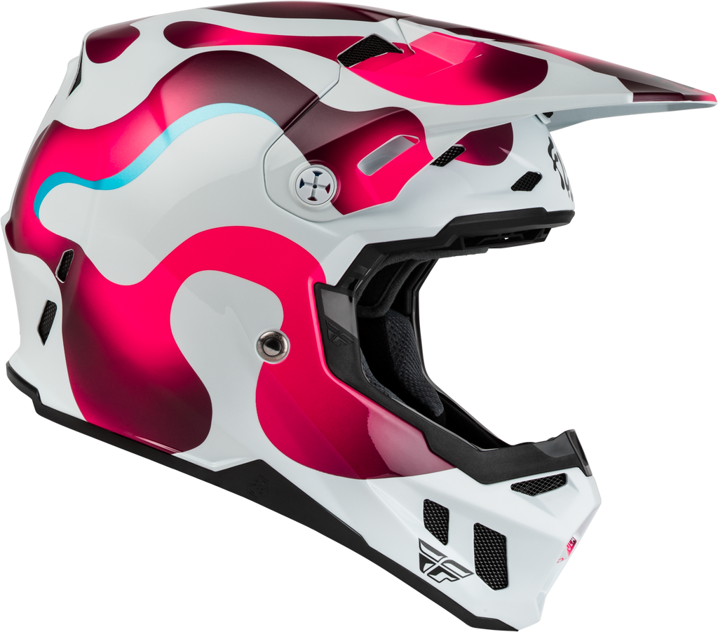 Formula Cc Vibe Helmet White/Pink/Blue Lg