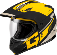 Load image into Gallery viewer, Gm 11 Decima Helmet Matte Black/Yellow/Grey 2x