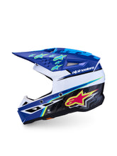 Load image into Gallery viewer, S M3 Falcon Yth Hlmt Ece06/Dot Blu/Wh/Blk/Pink Fl/Yl Fl Gl Ys