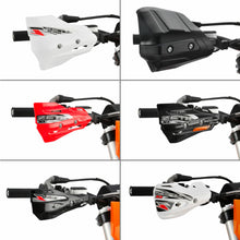 Load image into Gallery viewer, ZETA Xc Pro Convert black handguards for motorcycles, showing the sturdy design and attachment points in close-up.