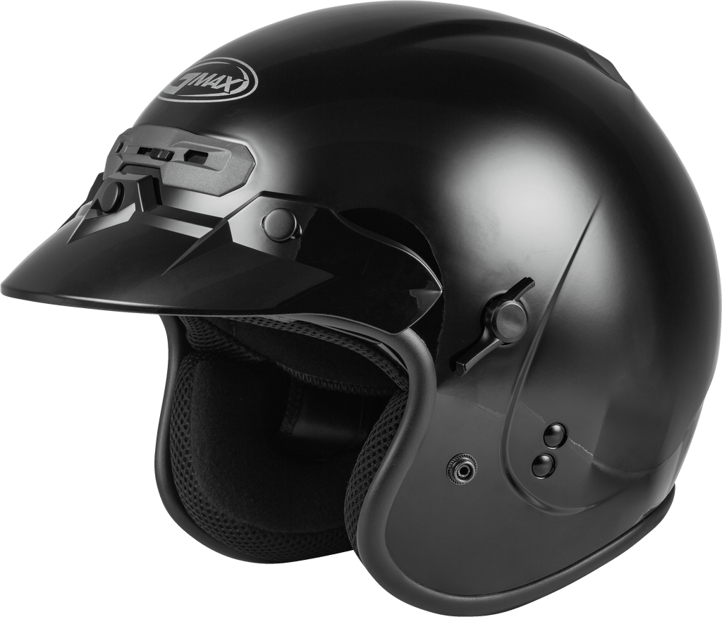 Gm 32 Open Face Helmet Black 2x