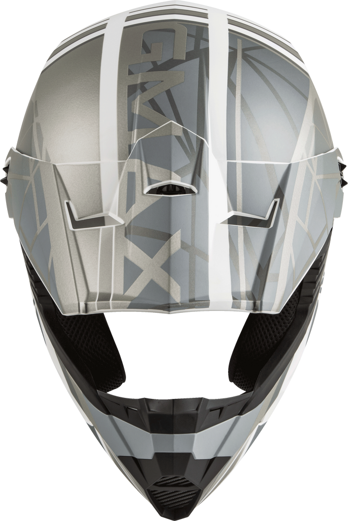 Mx 46 Off Road Mega Helmet Matte White/Silver Sm