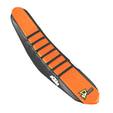 DCOR Seat Cover Black/Orange Black Ribs Ktm Sx/F 125-450 862-30302