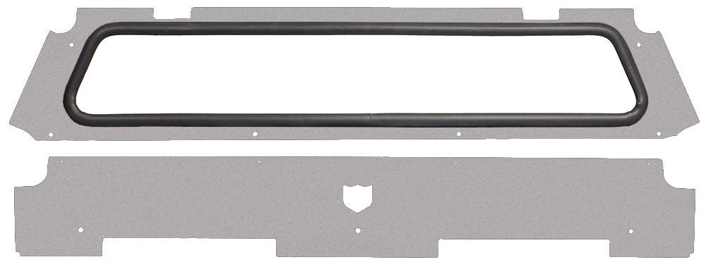 Rear Windshield Sparkle Silver Metallic