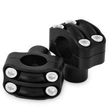 Load image into Gallery viewer, Reaper 1 1/2" Risers 1" Bar Set   Texture Black
