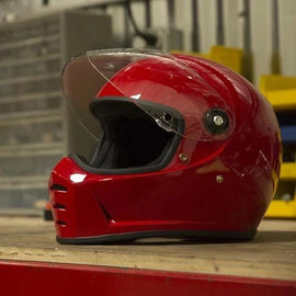 LANE SPLITTER HELMET - BLOOD RED - The Speed Shop Canada