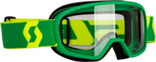 Load image into Gallery viewer, Youth Buzz Mx Goggle Green/Yellow W/Clear