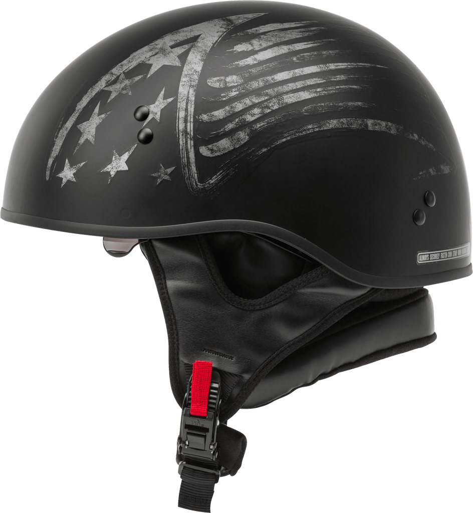 Hh 65 Half Helmet Bravery Matte Black/Grey Md