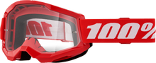 Load image into Gallery viewer, Strata 2 Junior Goggle Red Clear Lens