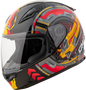 Youth Gm 49y Charge Helmet Black/Red/Yellow Ys
