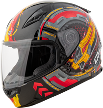 Load image into Gallery viewer, Youth Gm 49y Charge Helmet Black/Red/Yellow Ym