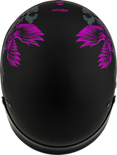 Load image into Gallery viewer, Hh 65 Corvus Helmet W/Peak Matte Black/Purple/Grey Md