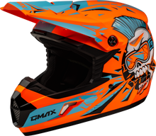 Load image into Gallery viewer, Youth Mx 46y Unstable Helmet Hi Vis Orange/Blue Yl