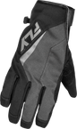 Title Long Gloves Grey/Black Sm