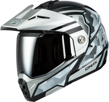 Load image into Gallery viewer, Md 74 Striker Modular Helmet W Slvr Shield Slvr/Blu Mtlc 2x