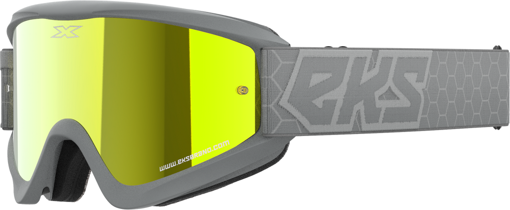 Flat Out Mirror Goggle Grey Gold Mirror