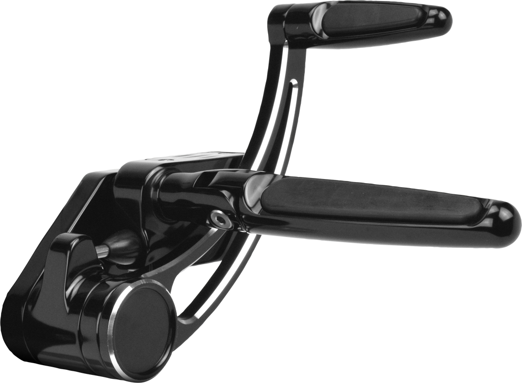 Forward Cntrls Black Slotted Softail 18 25