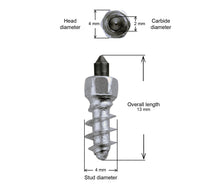 Load image into Gallery viewer, 7/16" 11mm Std Screw Studs Qty 100