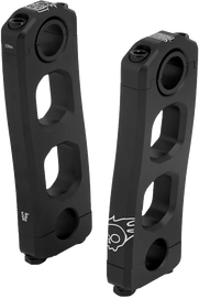 CFR Knucks Risers 6-inch handlebars with ergonomic grip design, suitable for mountain bikes and cycling enthusiasts.
