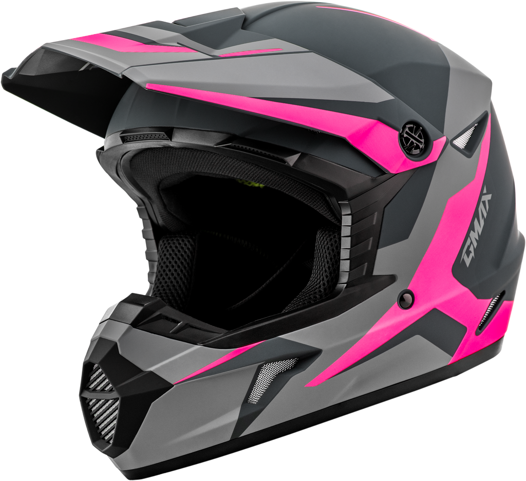 Mx 46 Cyclus Hemet Matte Grey/Pink Lg