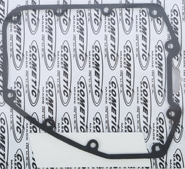 COMETIC twin cam engine cam cover gasket, OE#25244, sealing gasket with black rubber and metal components, for motorcycle engines