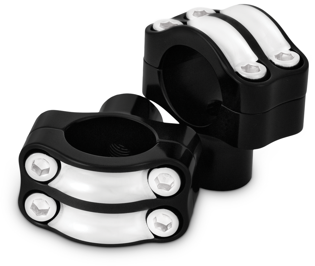 Reaper 1 1/2" Risers 1.25" Bar Set   Black Machined