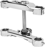 Hawg Halters Inc 4 Deg Raked Tripple Trees 49mm Chrome Flfb 750-04204