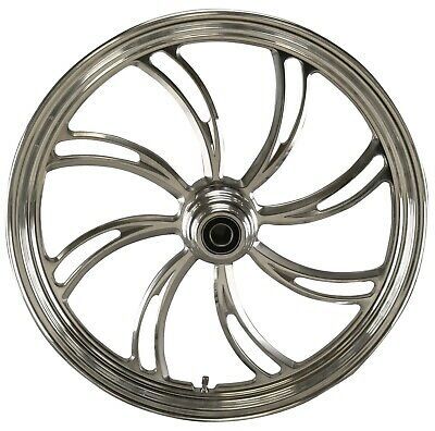 SWEPT SPOKE FRONT BILLET MAG WHEELS HARLEY DAVIDSON SOFTAIL MODELS - The Speed Shop Canada