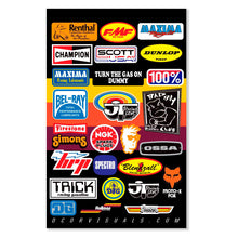 Load image into Gallery viewer, Decal Sheet Throwback Mx 12mil