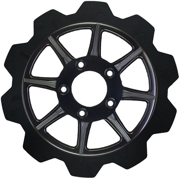 High Carbon Steel Phoenix Front Rotor Black 11.8"