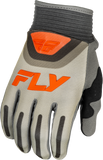 Fly Racing F-16 Gloves Grey/Orange 2x 378-9112X