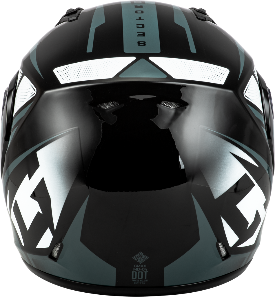 Md 04s Sector Snow Helmet W/ Electric Shield Blk/Silver Md