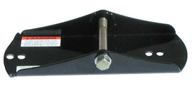 Black SLP Ski Saddle S D with ski carbides and runners, designed for durable ski performance and stability.