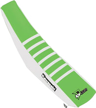 Load image into Gallery viewer, Seat Cover 18 Mec White / Green / White Ribs