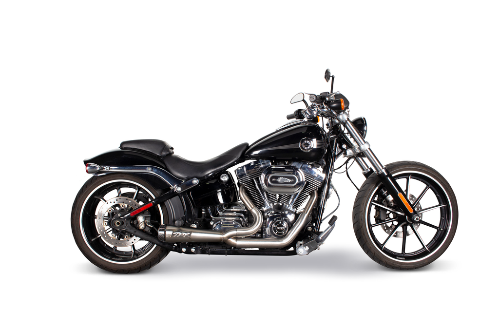 Comp S 2 1 Tc Softail 00 17 Stainless W/Black Endcap