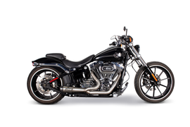 Comp S 2 1 Tc Softail 00 17 Stainless W/Black Endcap