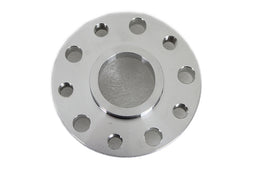 Polished 1/2 inch drive line pulley spacer from York, showing a shiny metal component with precise machining details.