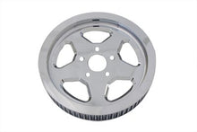 Load image into Gallery viewer, Rear Drive Pulley 65 Tooth Chrome