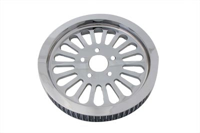 Rear Drive Pulley 65 Tooth Chrome