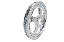 Load image into Gallery viewer, Rear Drive Pulley 68 Tooth Chrome