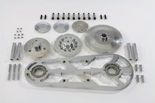 Load image into Gallery viewer, Belt Drive Outboard Support Kit Chrome with Hardware