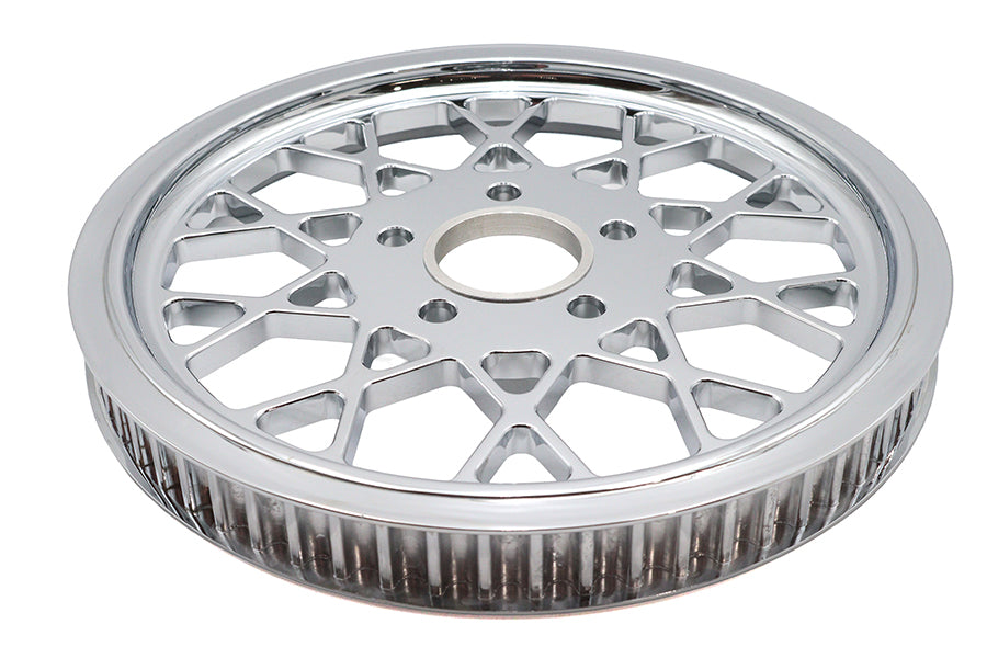 Classic Spoke Rear Drive Pulley 65 Tooth Chrome